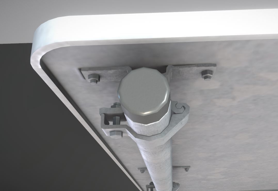 group of signs with arrows pointing Low-poly 3D model_9