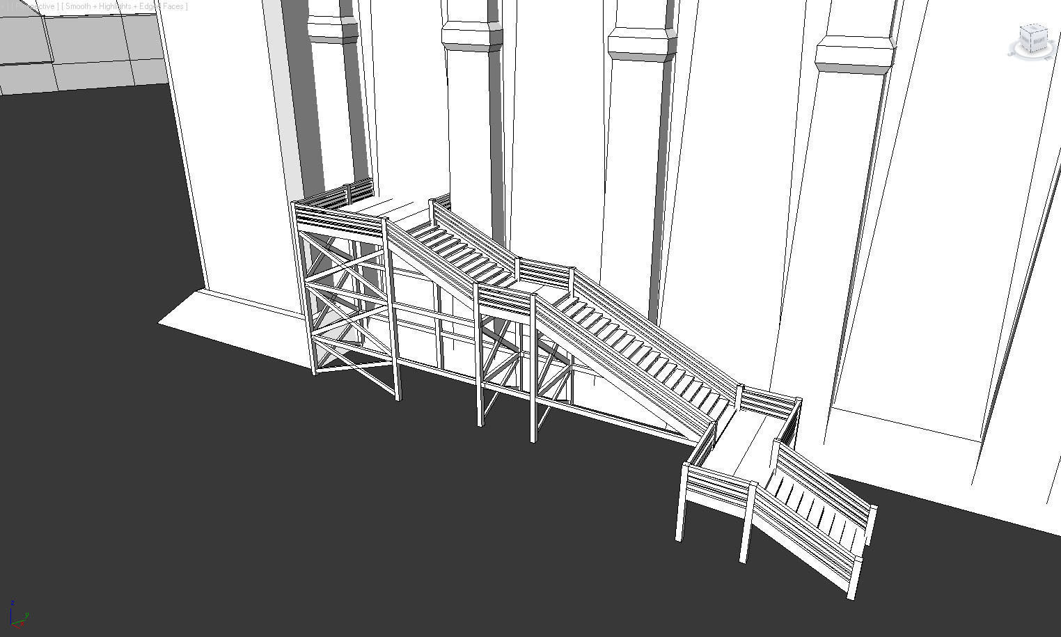 Fortress of the Tower of London historic castle 3d model Low-poly 3D model_48