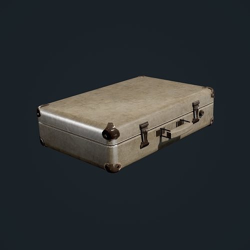 Suitcase Luggage Bag Hotel Travel Low-poly 3D model