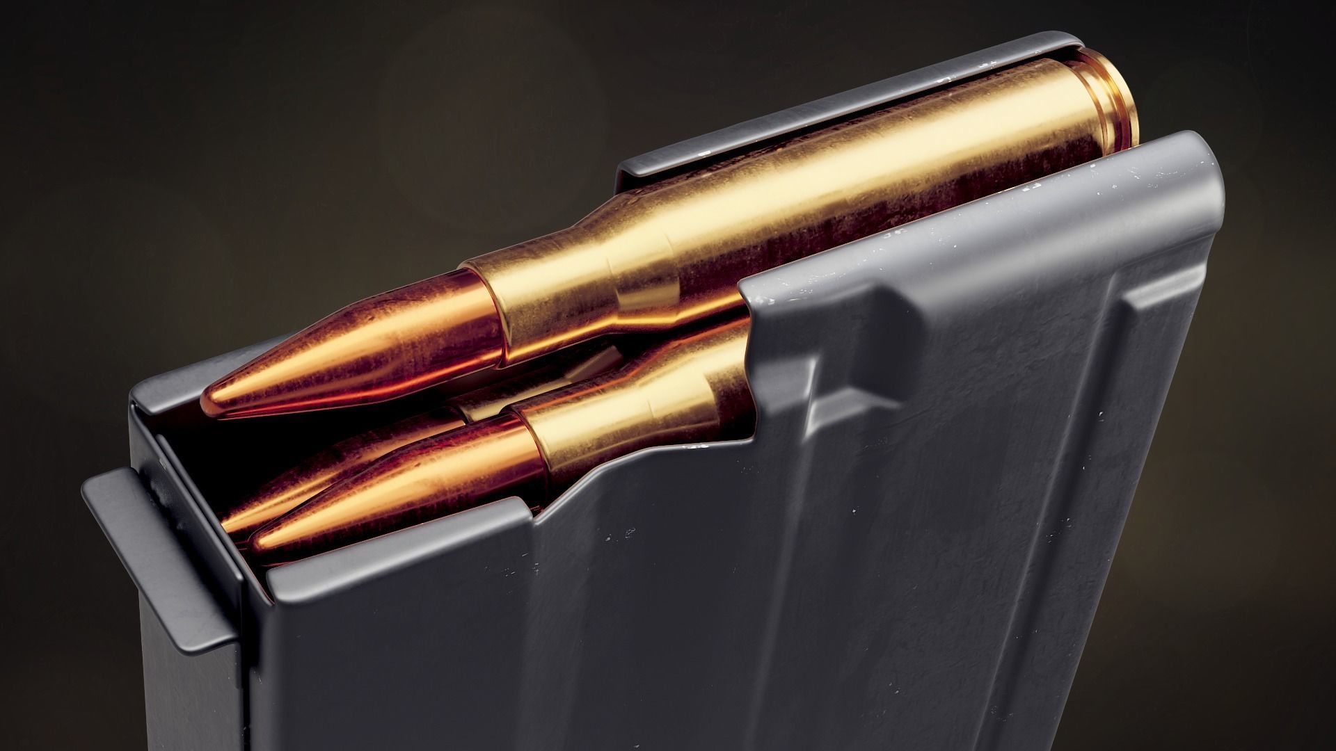 Barrett M82A1 sniper rifle 3D model_11