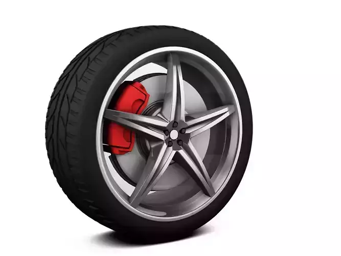 Tire model car wheel