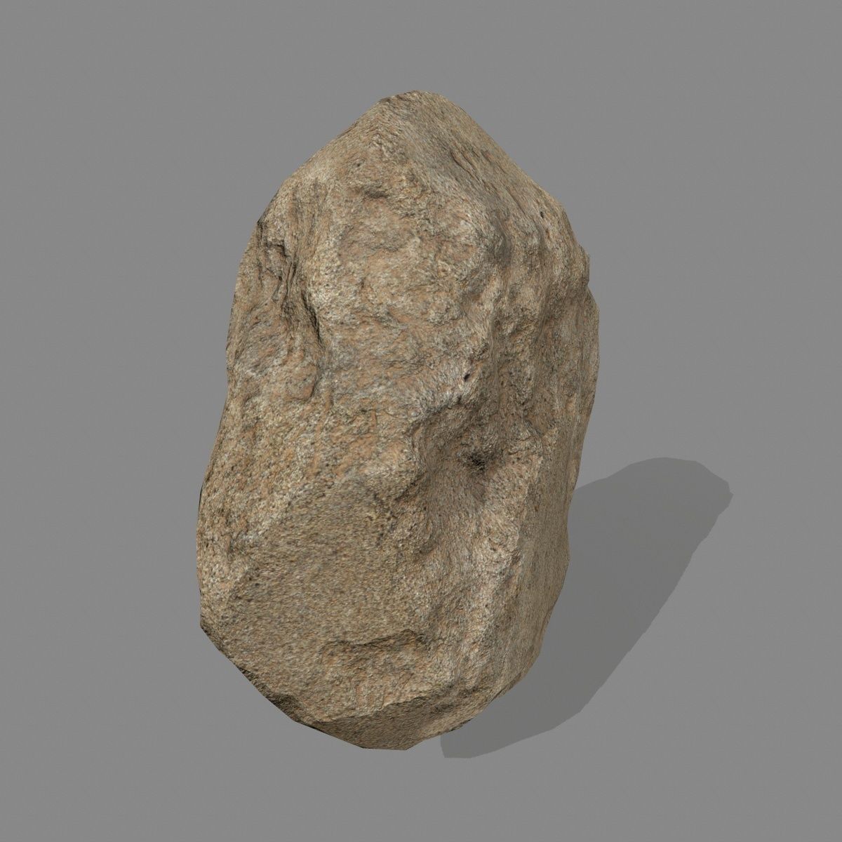 desert rocks Low-poly 3D model_8