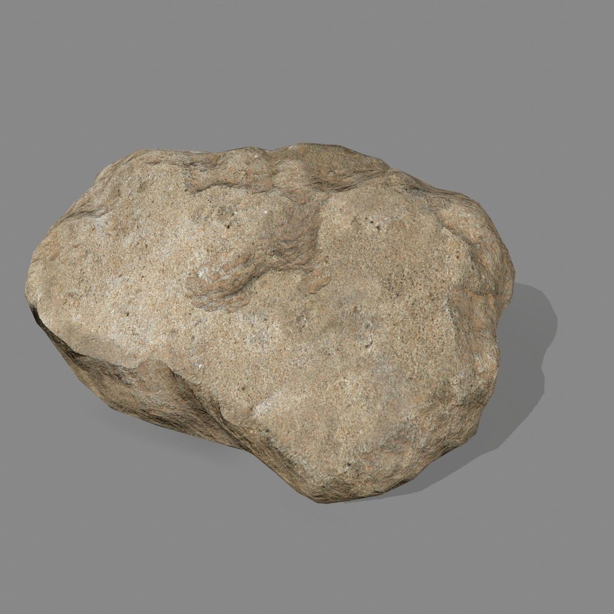 desert rocks Low-poly 3D model_17