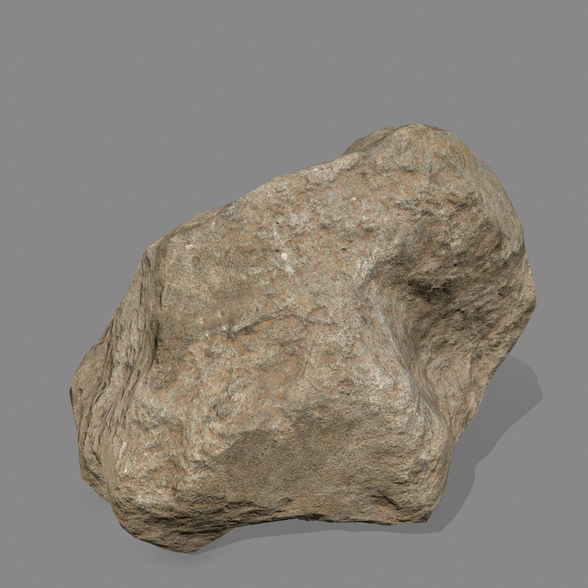desert rocks Low-poly 3D model_10