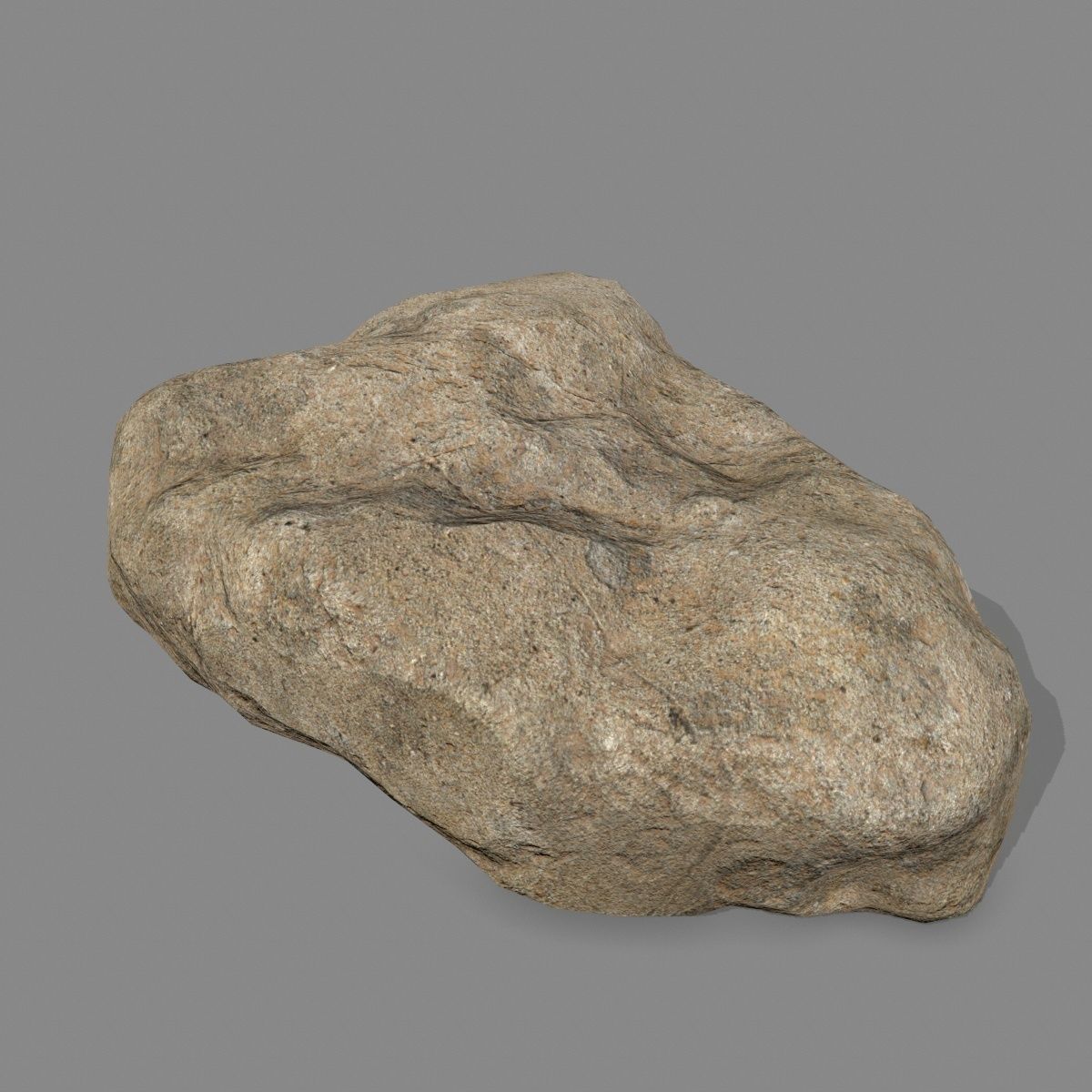 desert rocks Low-poly 3D model_15