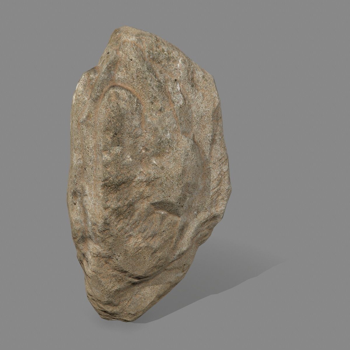 desert rocks Low-poly 3D model_16