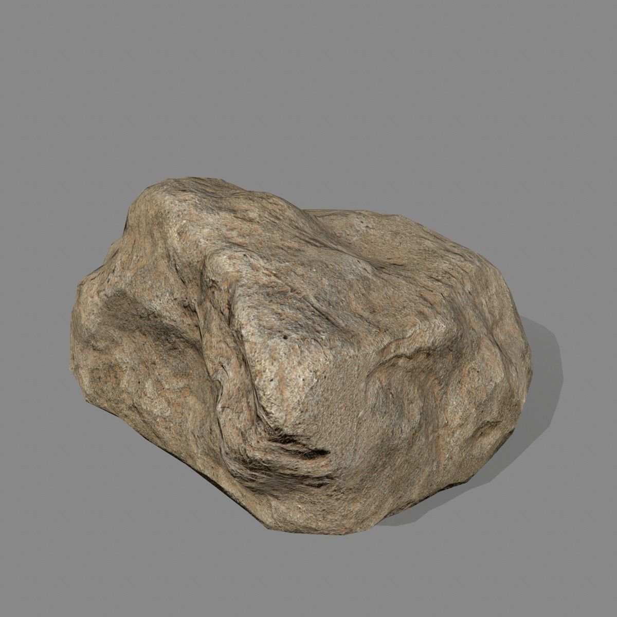 desert rocks Low-poly 3D model_11