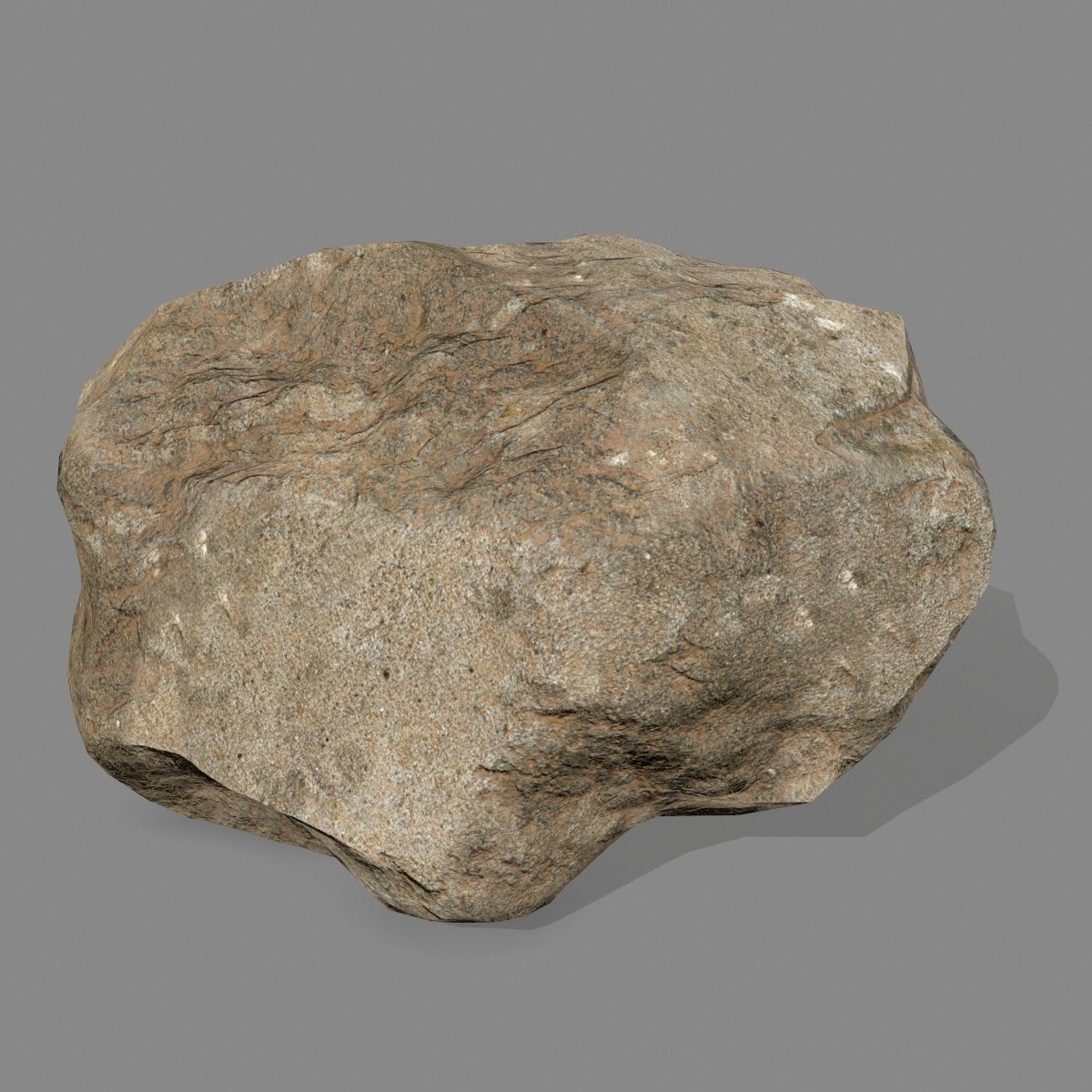 desert rocks Low-poly 3D model_12