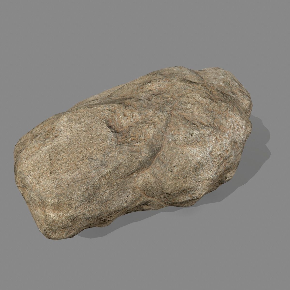 desert rocks Low-poly 3D model_13