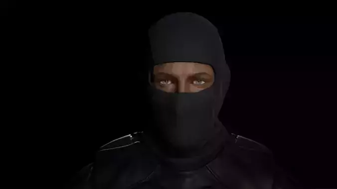 Tactical Male Soldier for Unreal Engine 4 FBX game ready low  Low-poly 3D model