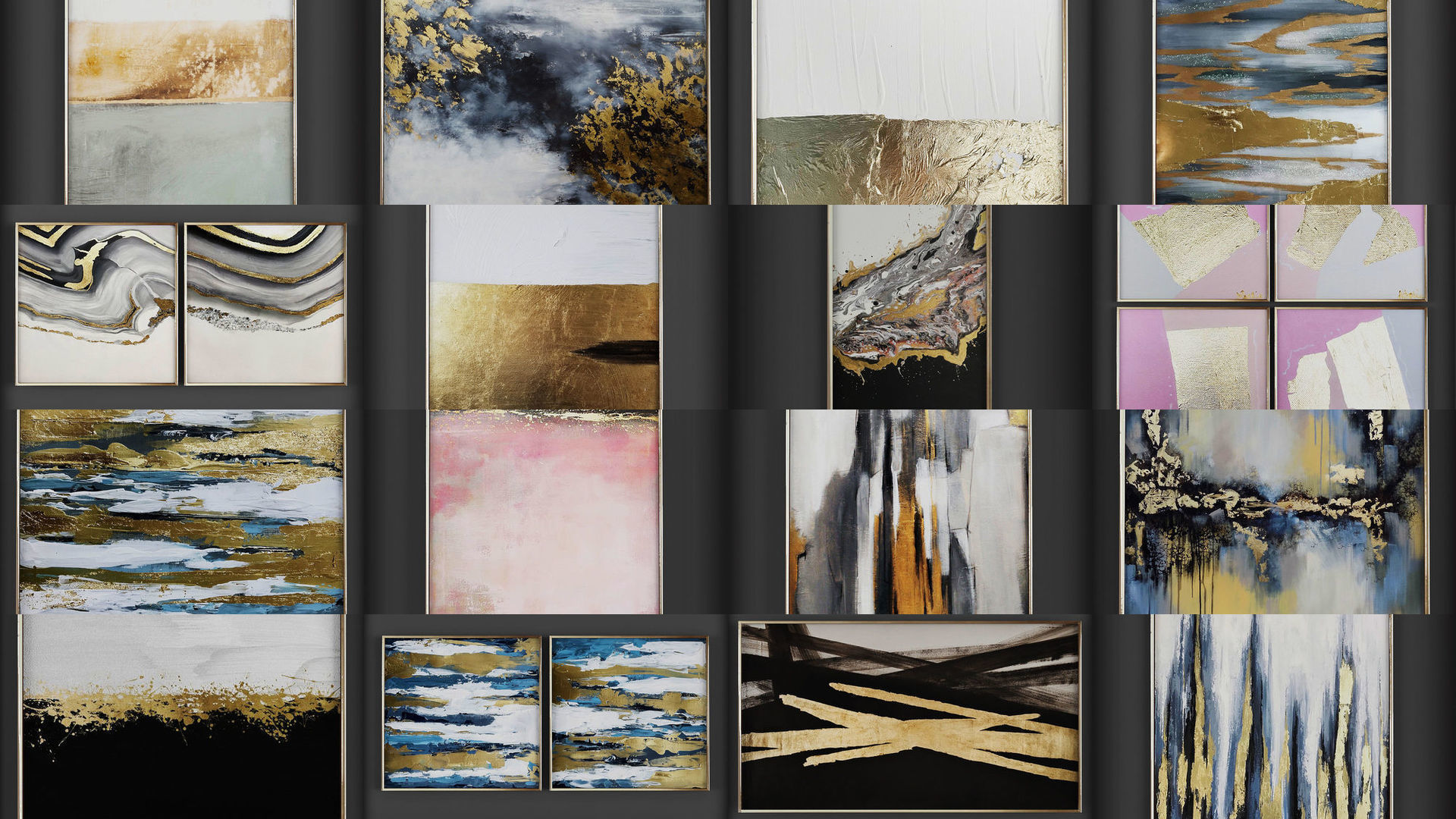 Collection of Picture Frames - 12 sets