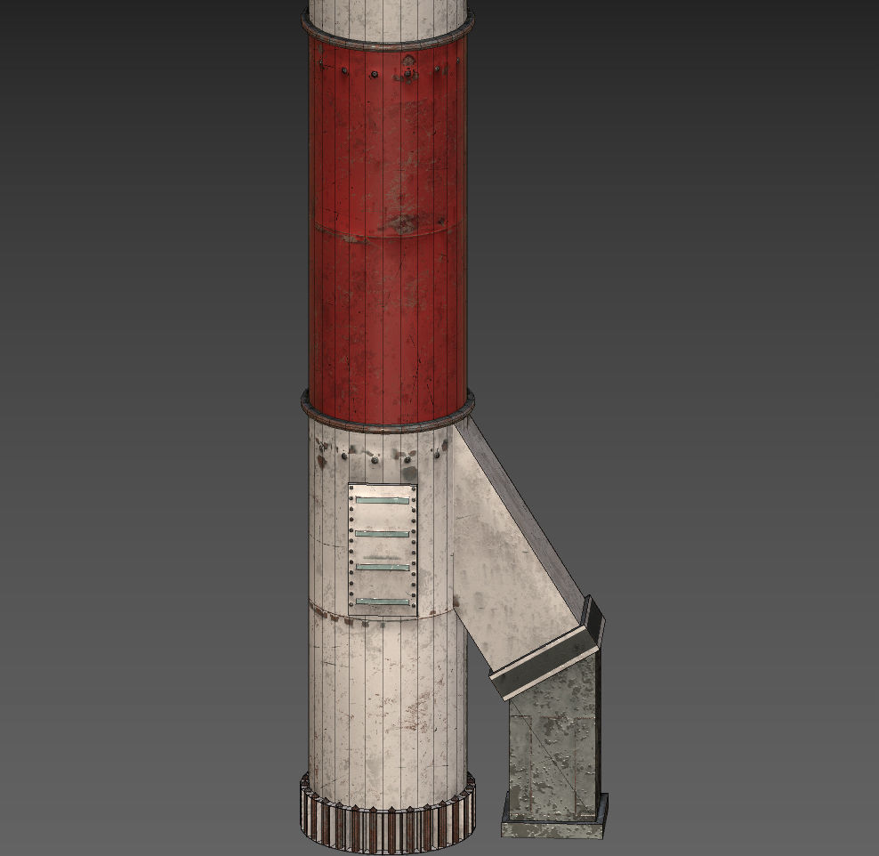 Industrial building - low poly 3D Model Collection_12