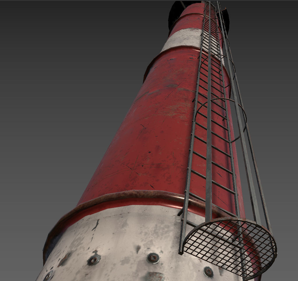 Industrial building - low poly 3D Model Collection_17