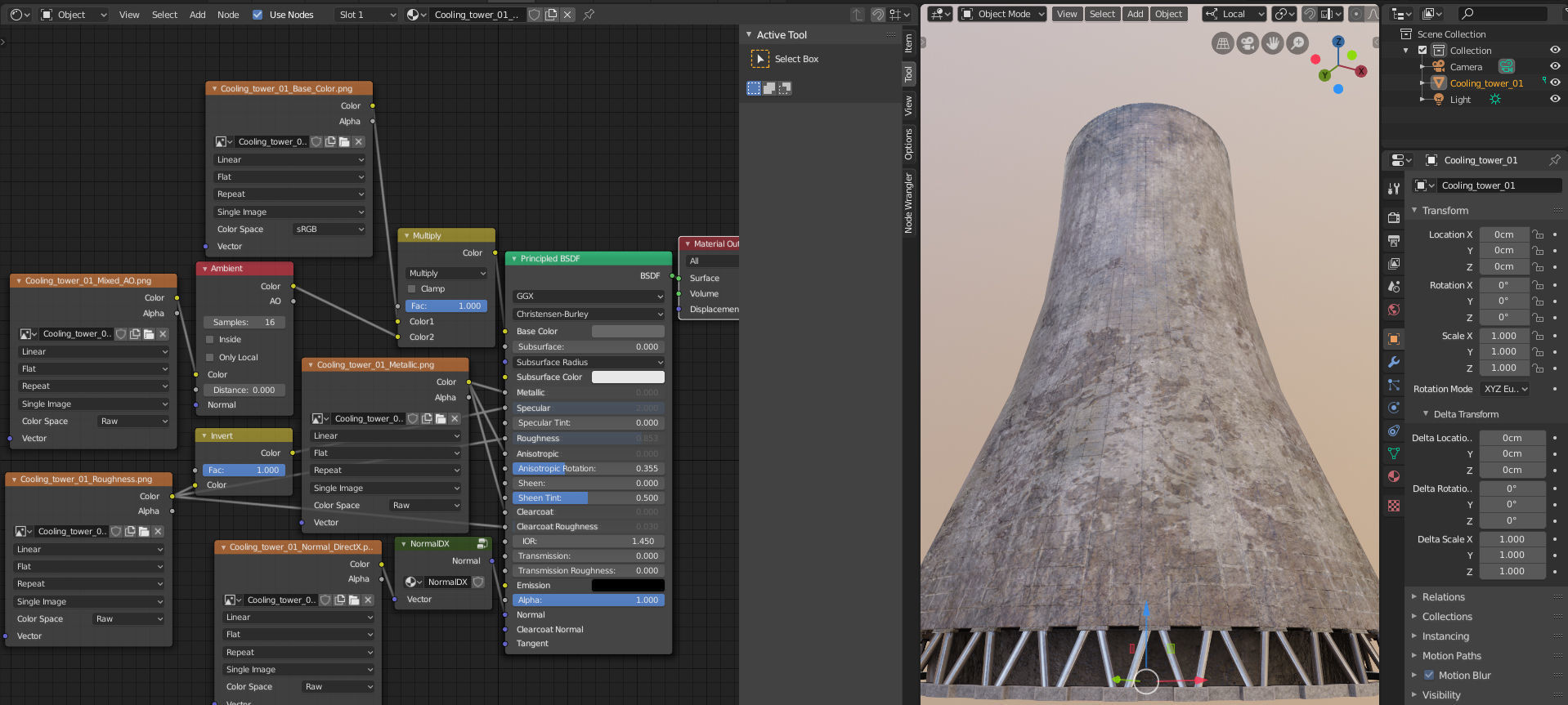 Industrial building - low poly 3D Model Collection_14