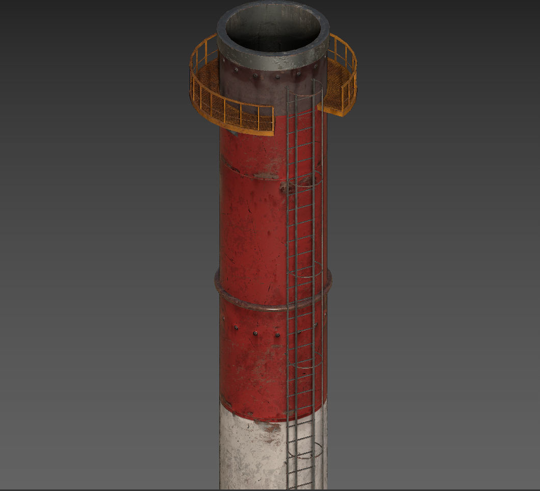 Industrial building - low poly 3D Model Collection_16