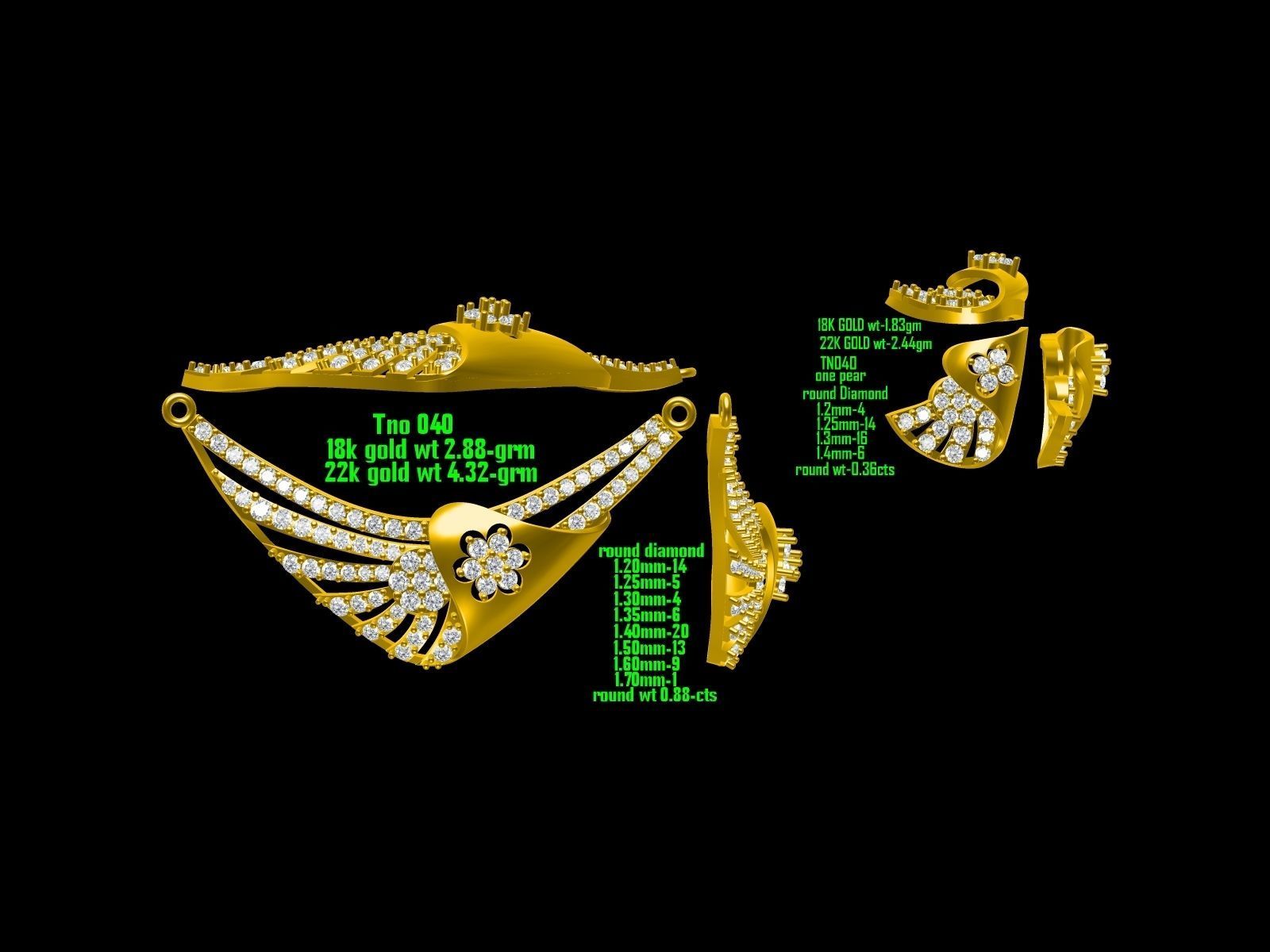 BULK-JewelCAD-NECKLACE 80 Files 3D print model_23