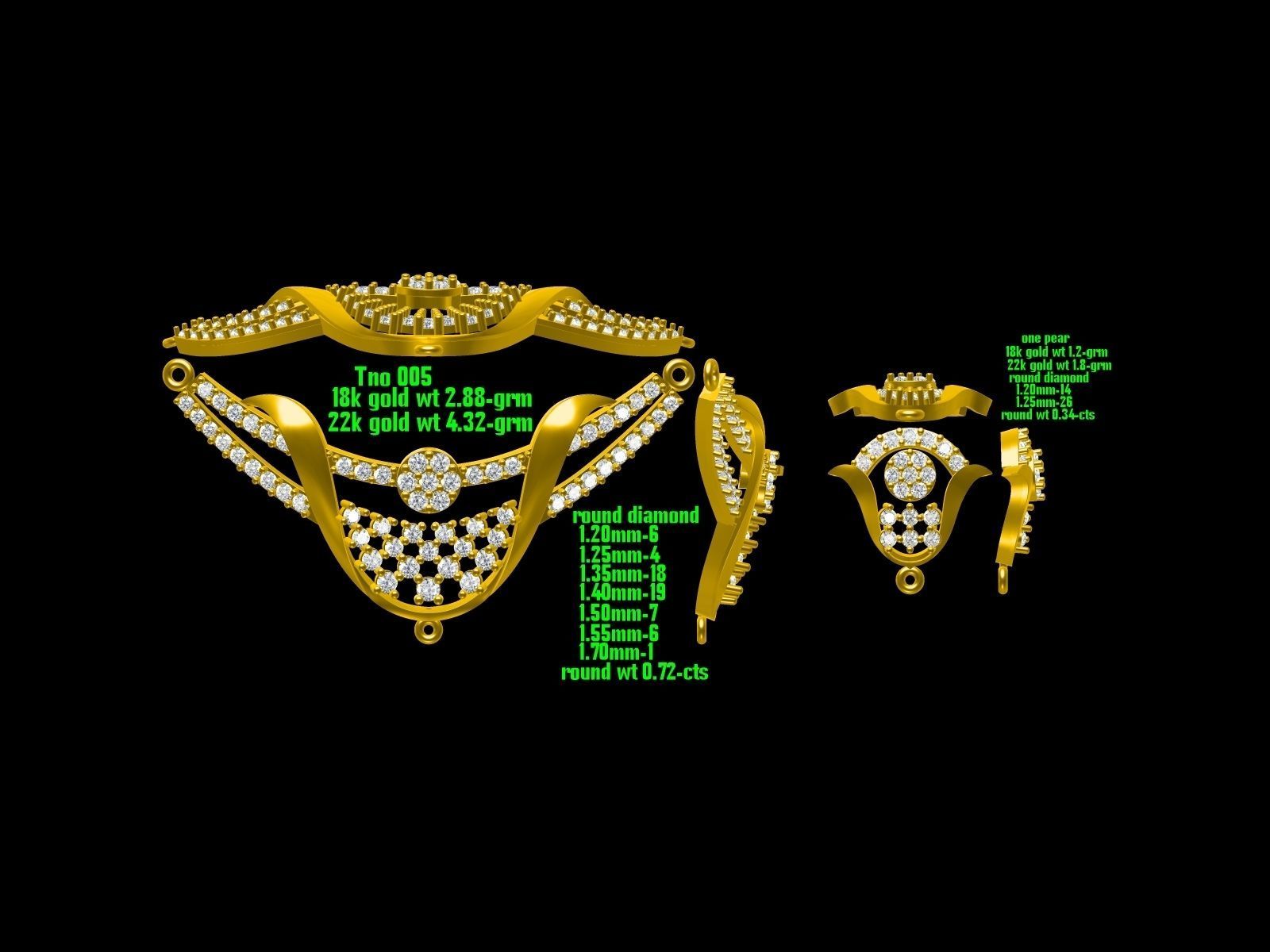 BULK-JewelCAD-NECKLACE 80 Files 3D print model_27