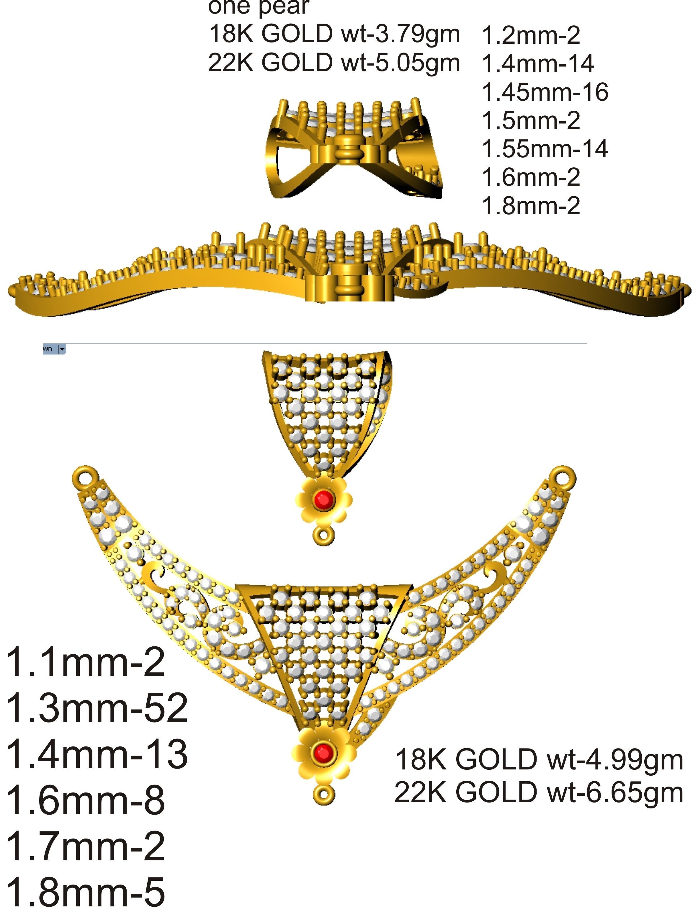 BULK-JewelCAD-NECKLACE 80 Files 3D print model_65