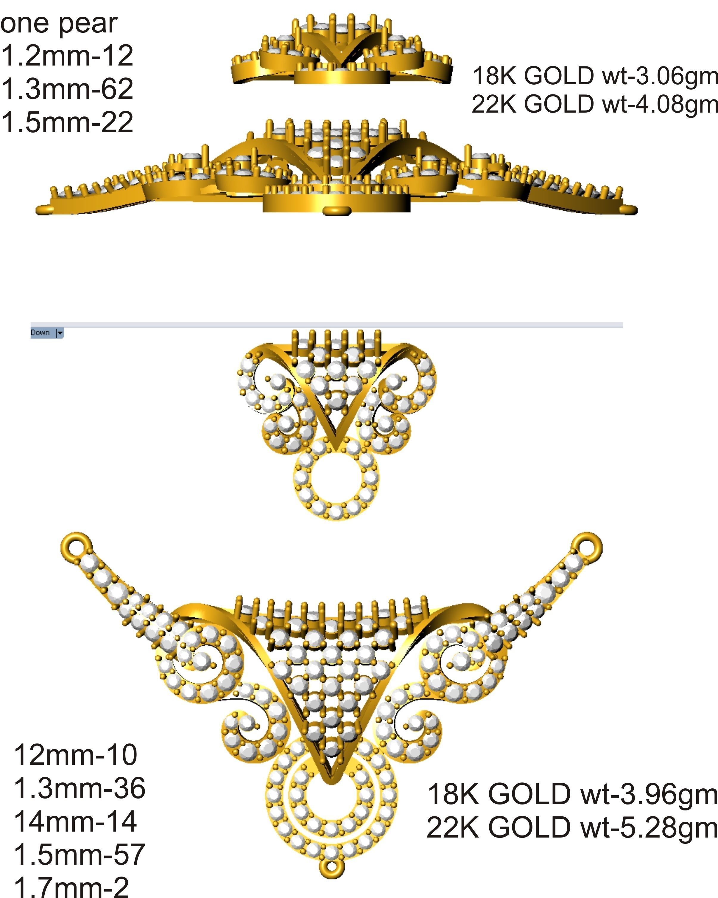 BULK-JewelCAD-NECKLACE 80 Files 3D print model_44