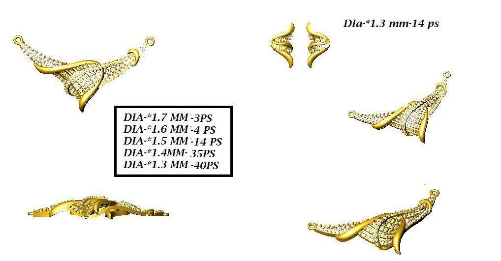 BULK-JewelCAD-NECKLACE 80 Files 3D print model_64