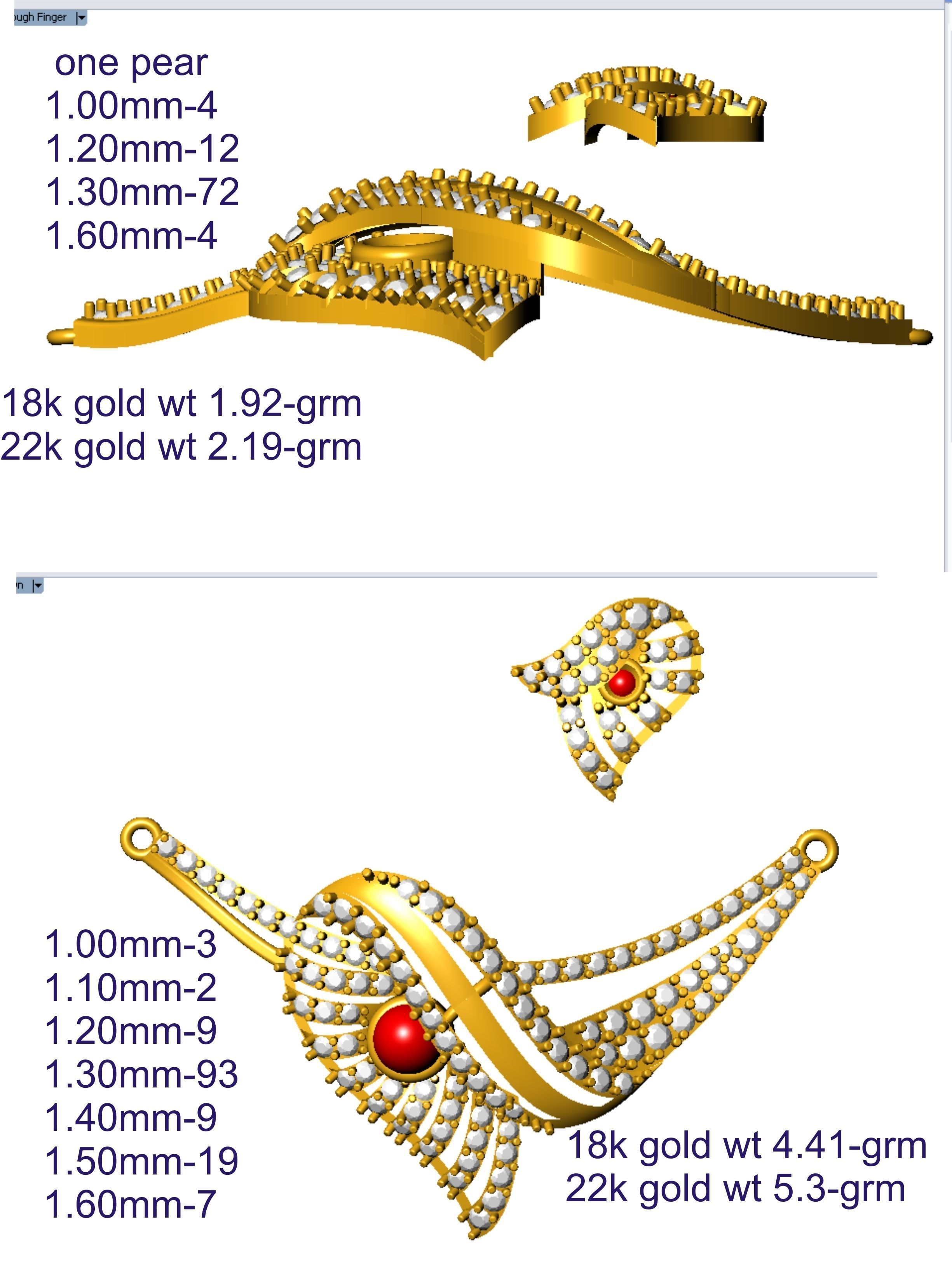 BULK-JewelCAD-NECKLACE 80 Files 3D print model_58