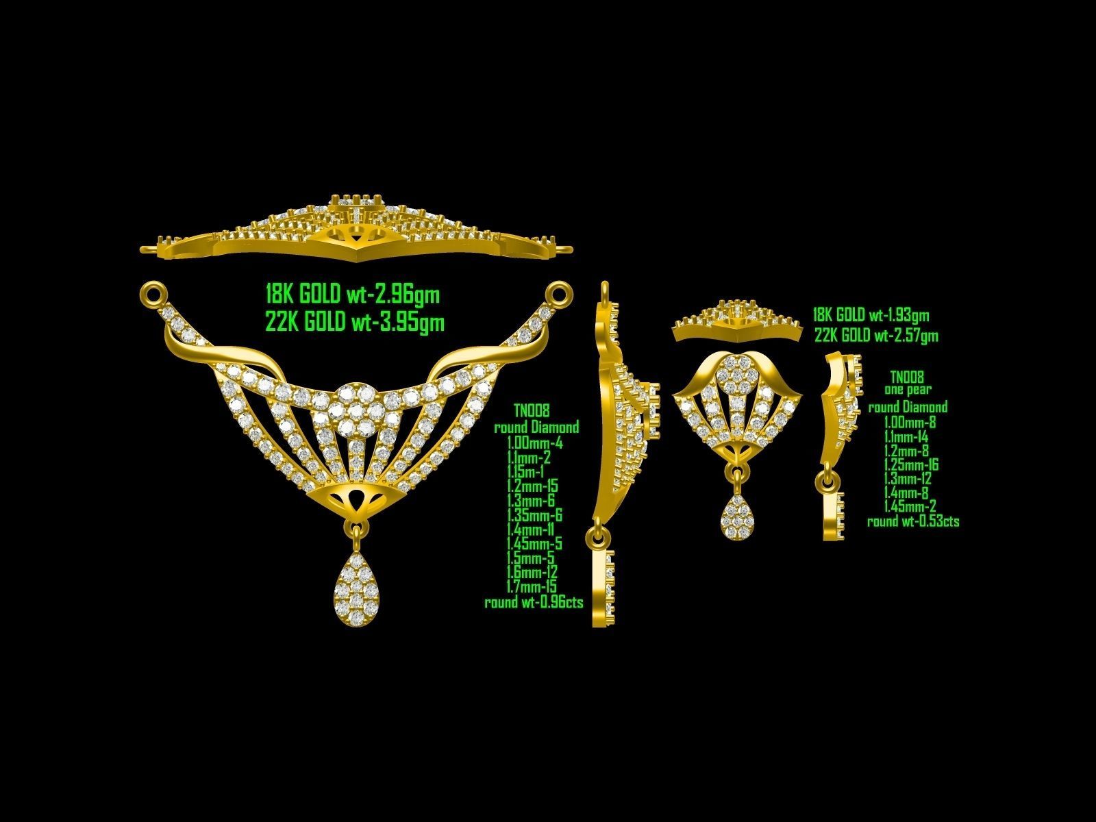 BULK-JewelCAD-NECKLACE 80 Files 3D print model_25