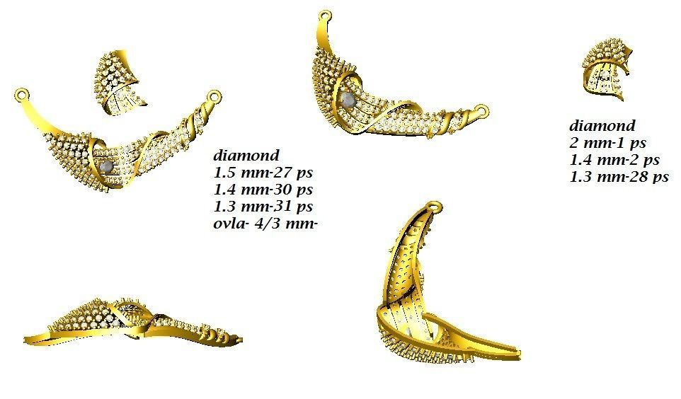 BULK-JewelCAD-NECKLACE 80 Files 3D print model_55