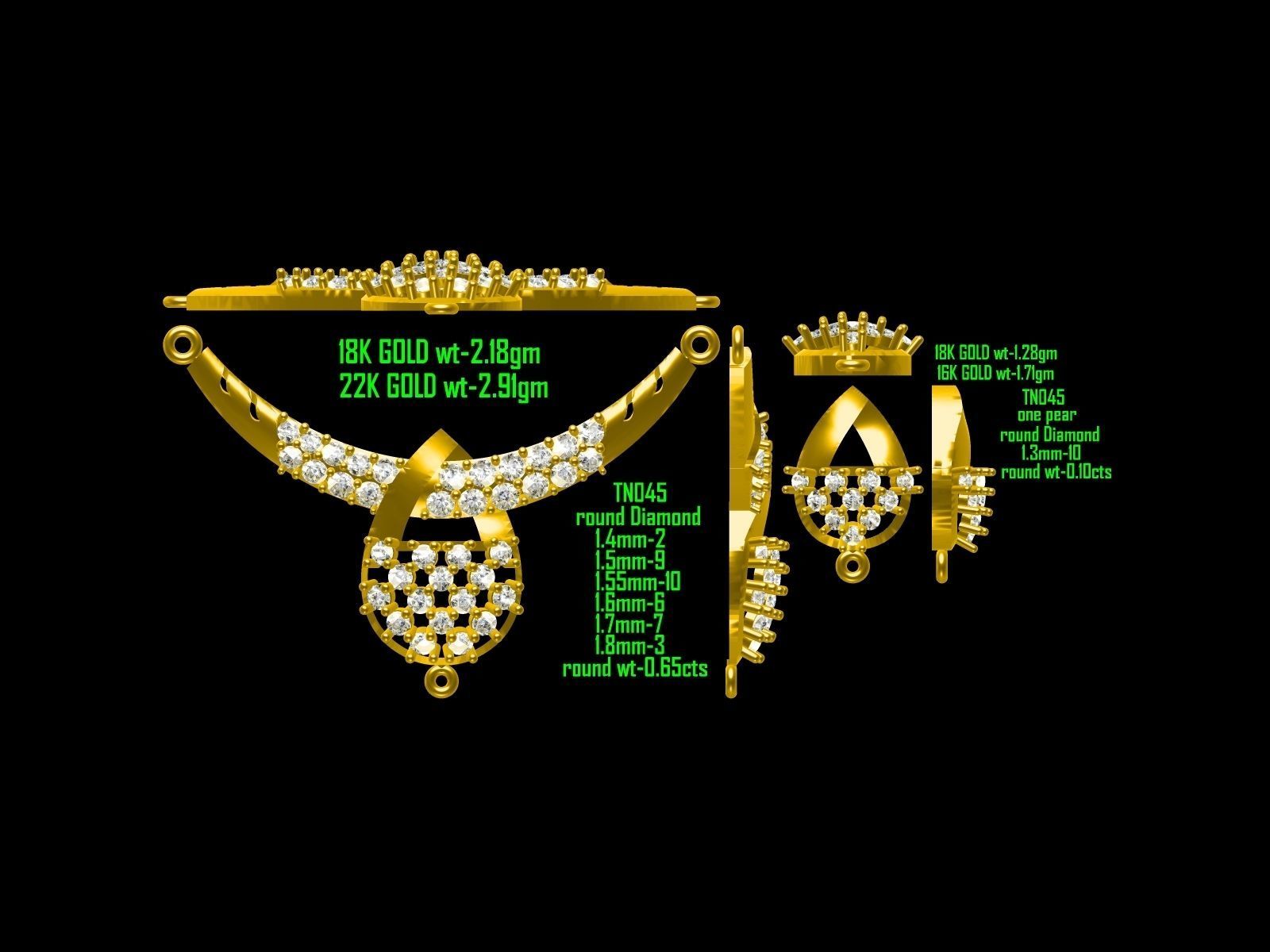 BULK-JewelCAD-NECKLACE 80 Files 3D print model_1