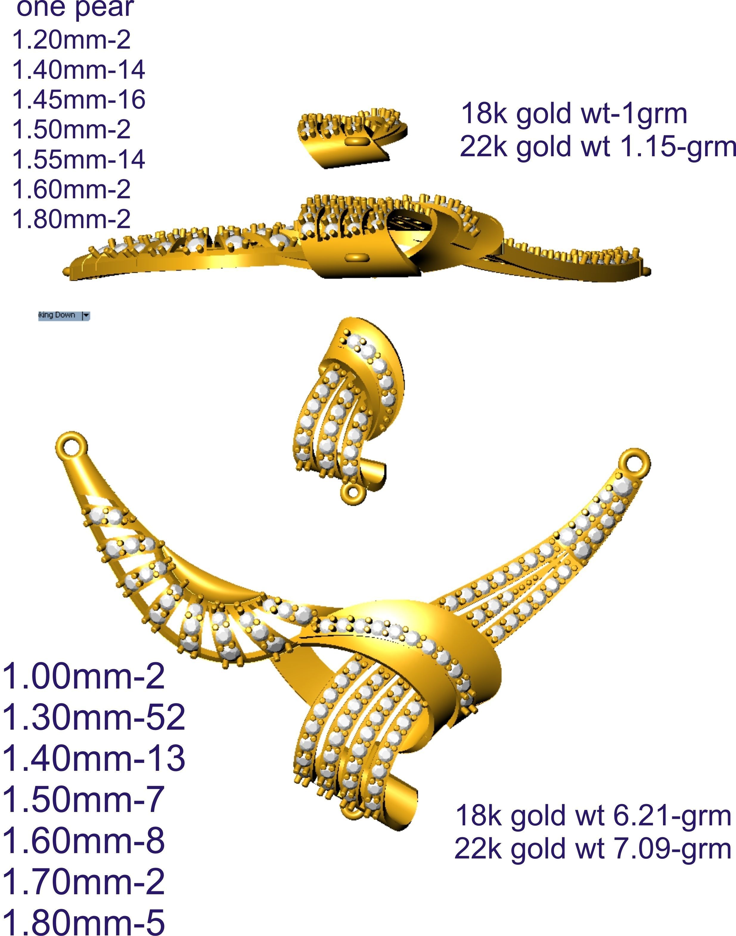 BULK-JewelCAD-NECKLACE 80 Files 3D print model_50