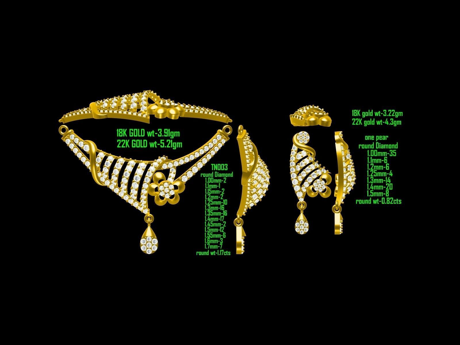 BULK-JewelCAD-NECKLACE 80 Files 3D print model_18