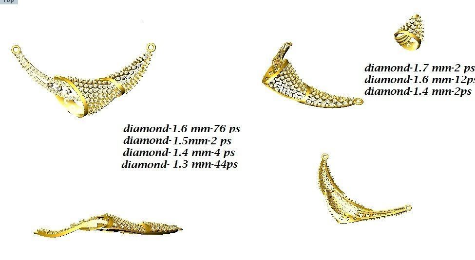 BULK-JewelCAD-NECKLACE 80 Files 3D print model_63