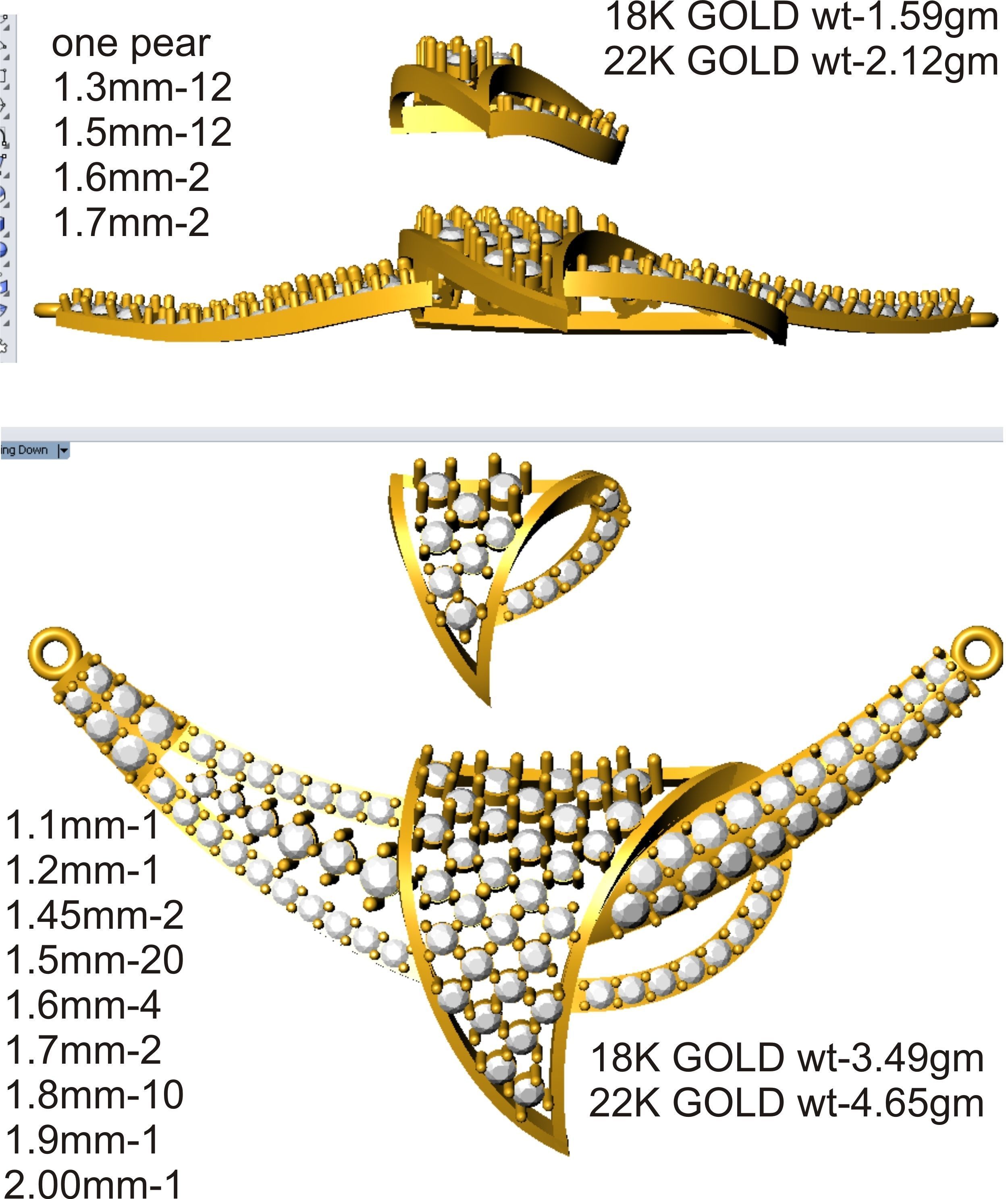 BULK-JewelCAD-NECKLACE 80 Files 3D print model_42