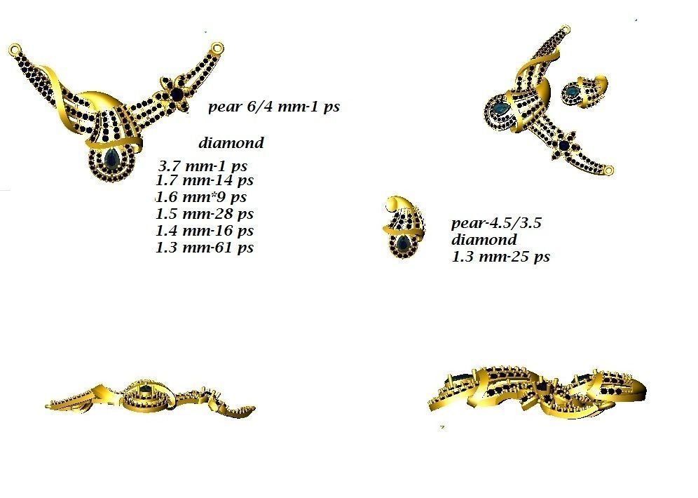 BULK-JewelCAD-NECKLACE 80 Files 3D print model_61