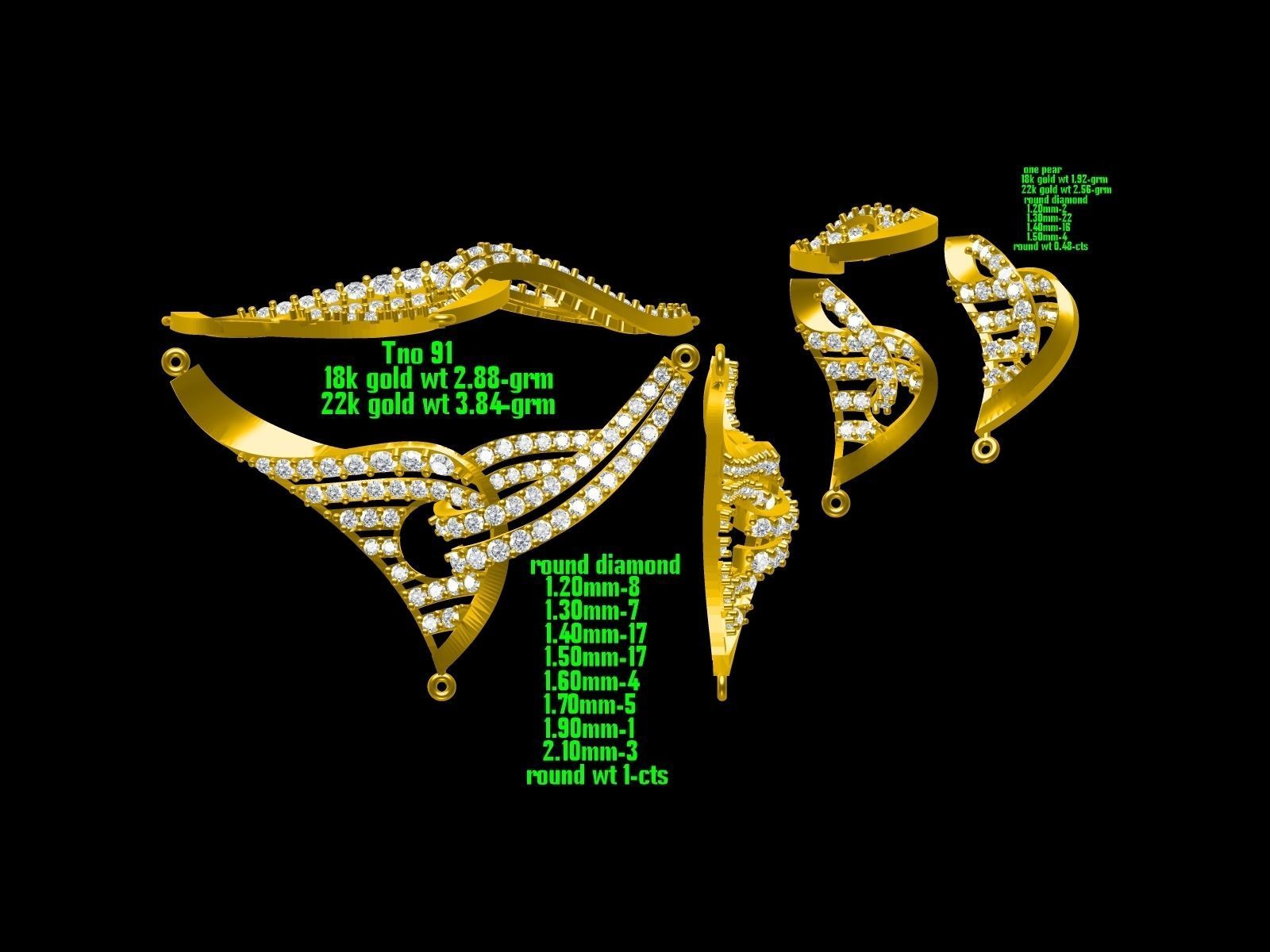 BULK-JewelCAD-NECKLACE 80 Files 3D print model_43