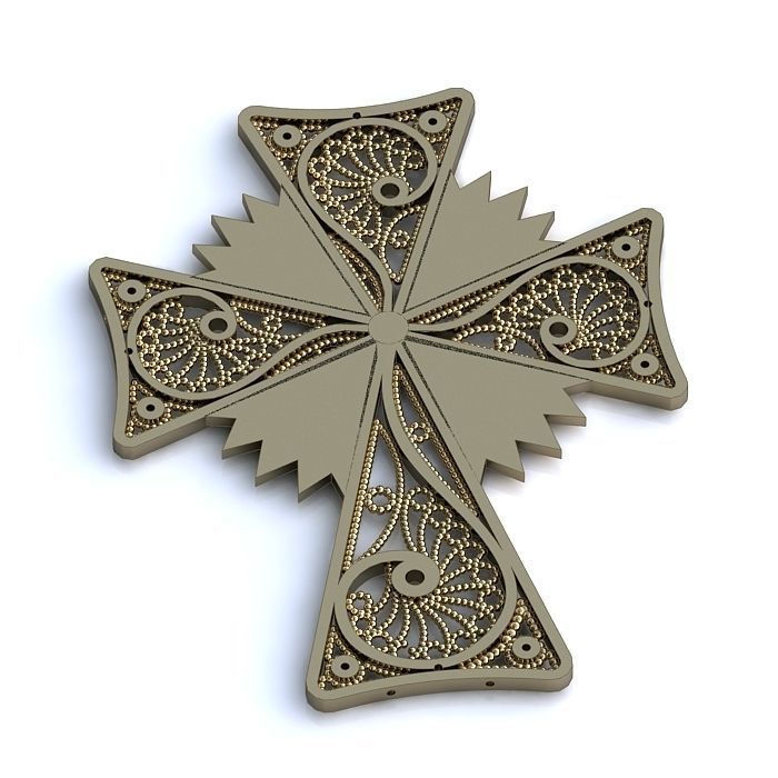 BULK-3DM-With Gems-PENDANT 63 Files 3D print model_74