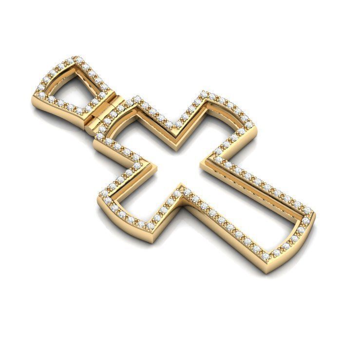 BULK-3DM-With Gems-PENDANT 63 Files 3D print model_25