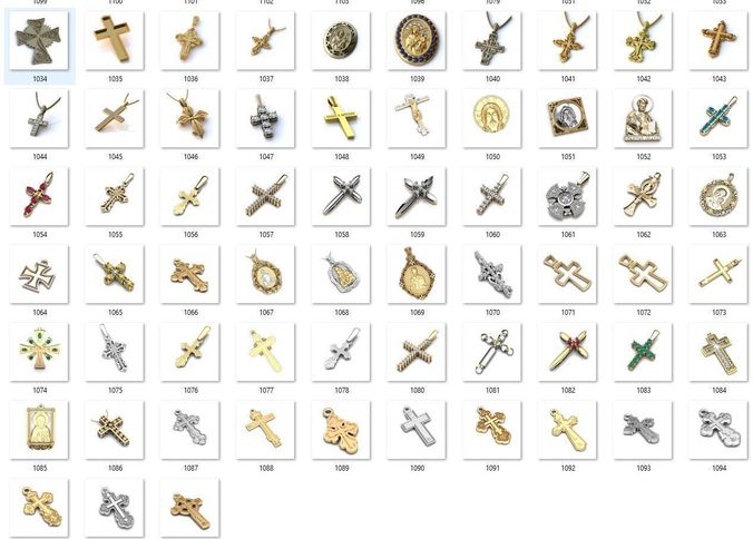 BULK-3DM-With Gems-PENDANT 63 Files 3D print model