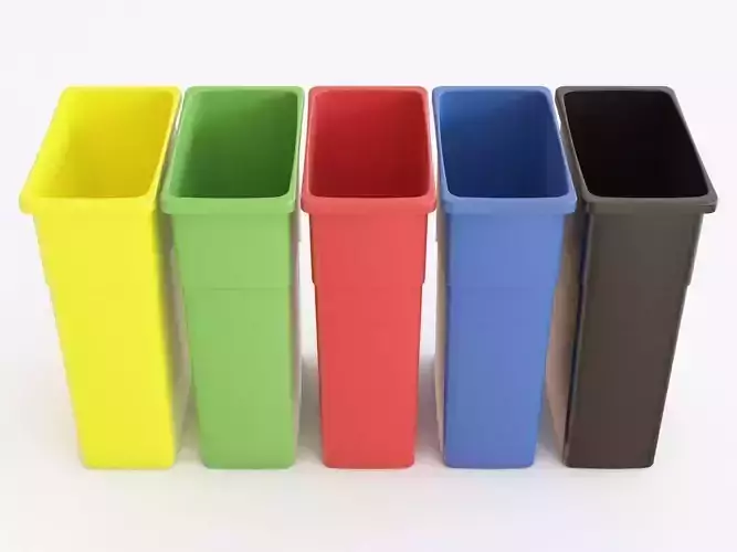 Recycle bin 3D model