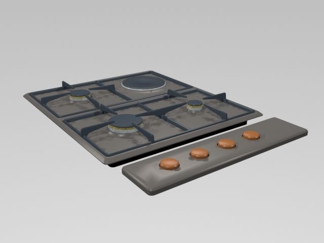 gas stove 3D model_3