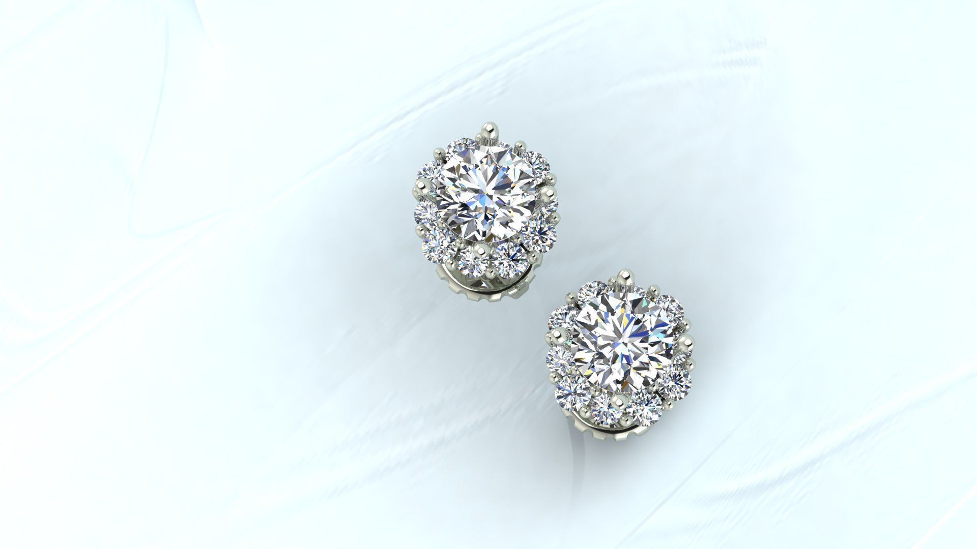 bee house earing 3D print model_2