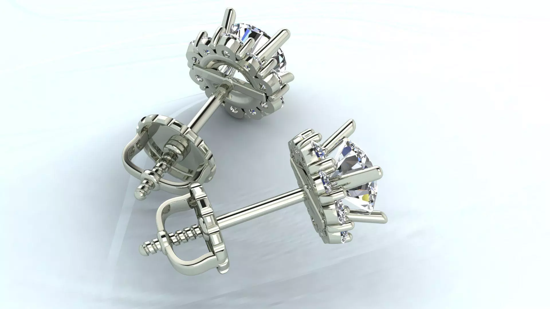 bee house earing 3D print model_0