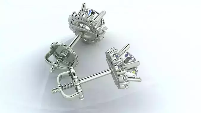 bee house earing 3D print model