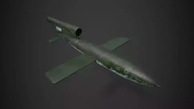 fieseler Fi 103  Low-poly 3D model