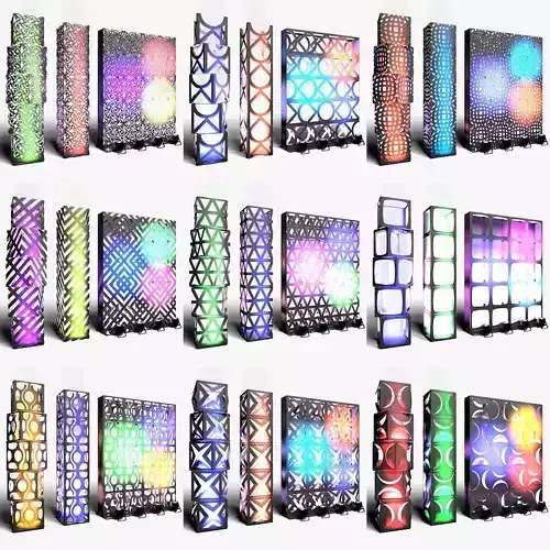 Stage Decor Collection 02 Modular 9 Pieces