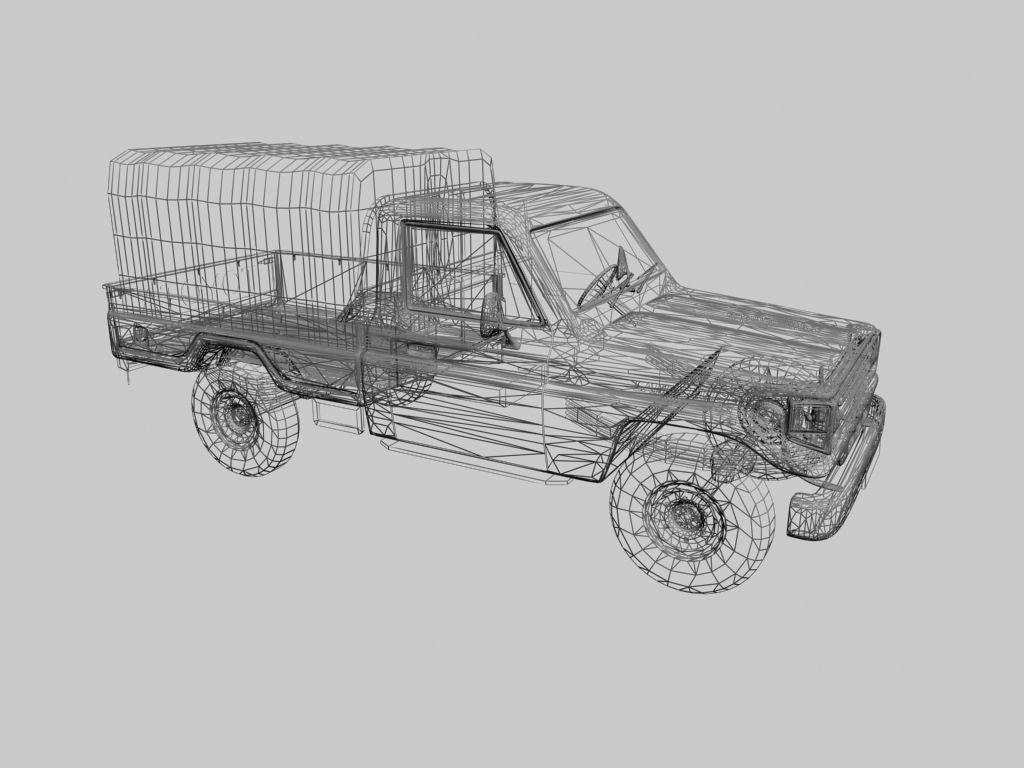 military off-road vehicles 3D Model Collection_40