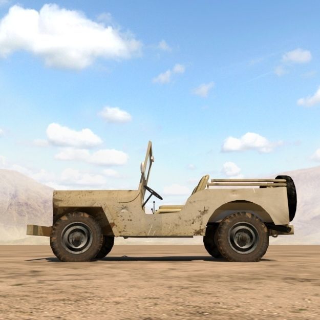 military off-road vehicles 3D Model Collection_26