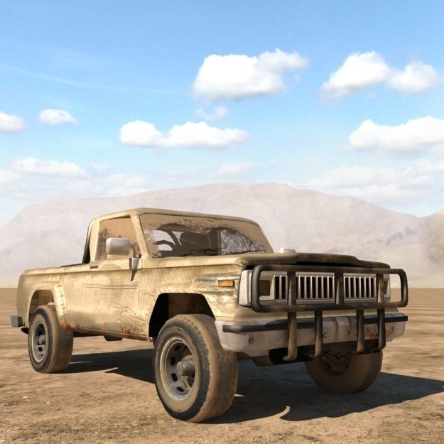 military off-road vehicles 3D Model Collection_3