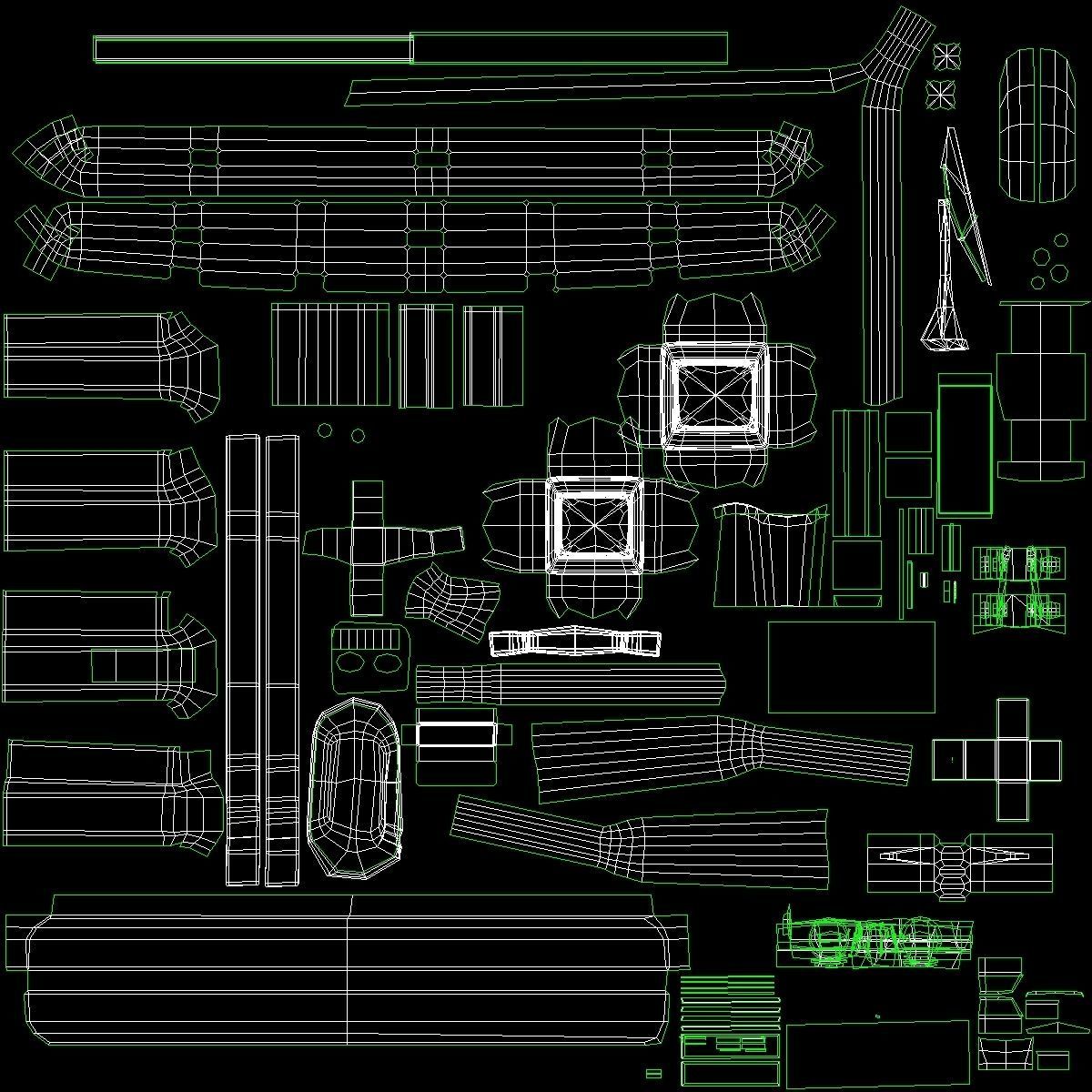 military off-road vehicles 3D Model Collection_25