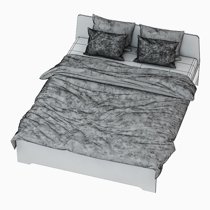 Bed Askvol 3D model_8