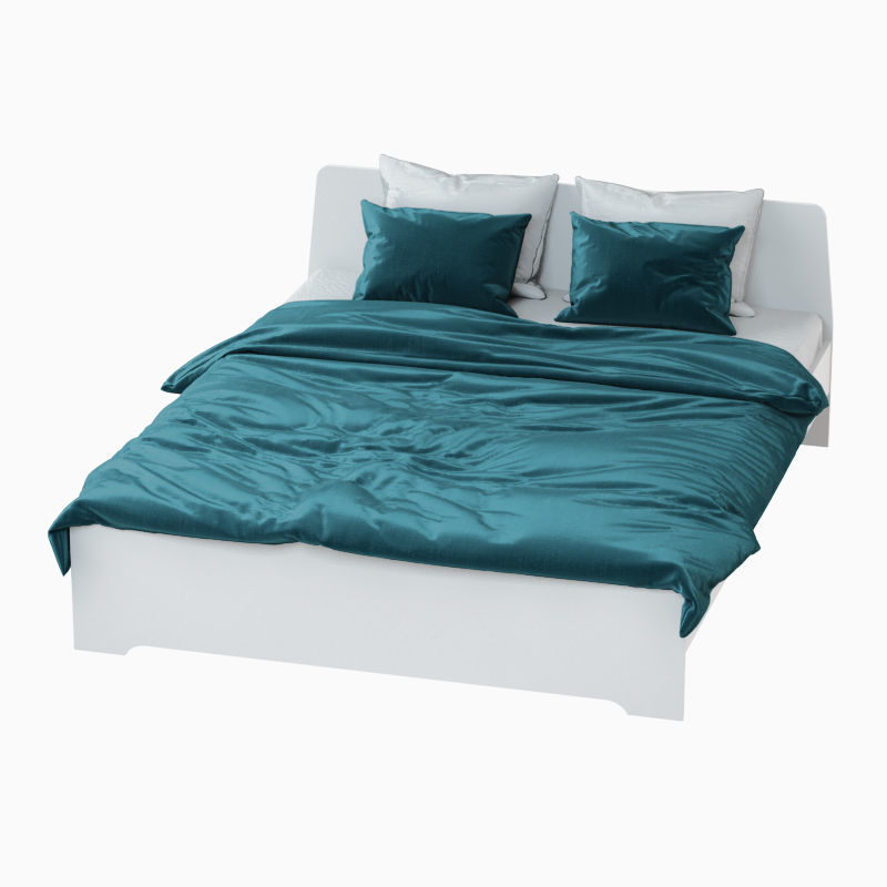 Bed Askvol 3D model_1